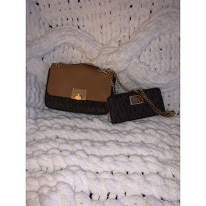 Brand new MK side bag and wallet